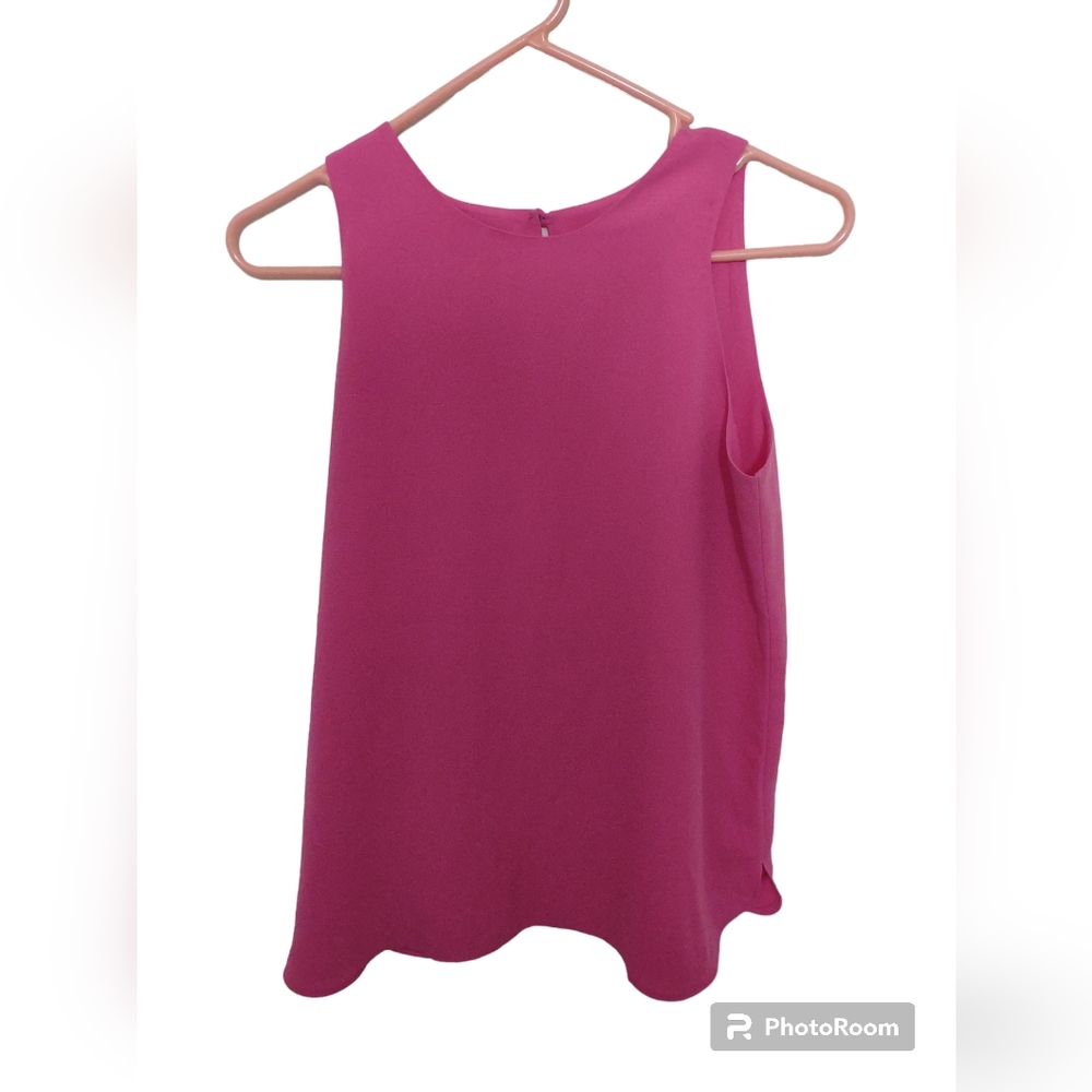 Ann Taylor Loft Barbie‎ pink sleeveless blouse Size XS
